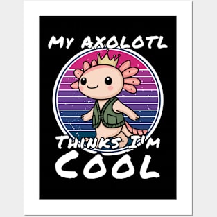 Cool Axolotl Posters and Art